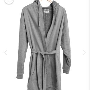 Dude Robe. Size S/M Gray mens robe nwot